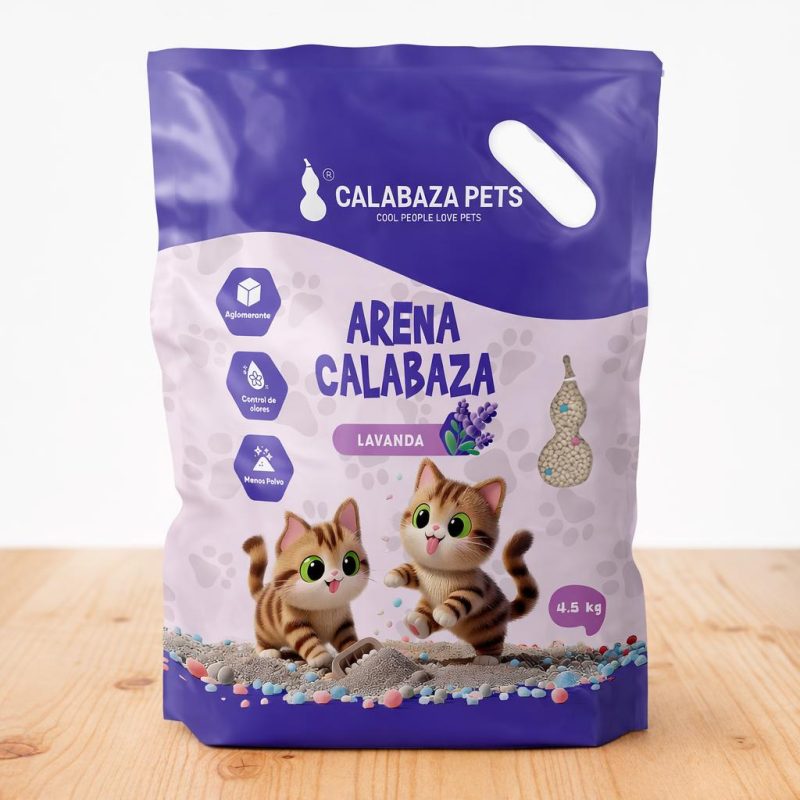 ARENA CALABAZA X 4.5 KG _ AROMA LAVANDA