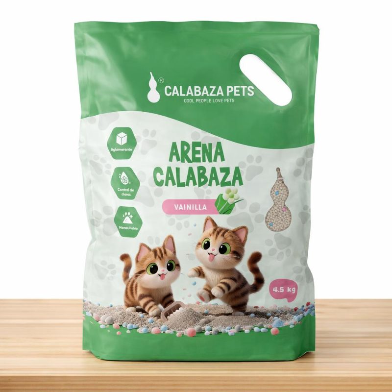 ARENA CALABAZA X 4.5 KG _ AROMA VAINILLA