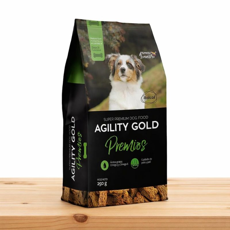 AGILITY GOLD PERRO PREMIOS _ TAMAÑO X 250 GR