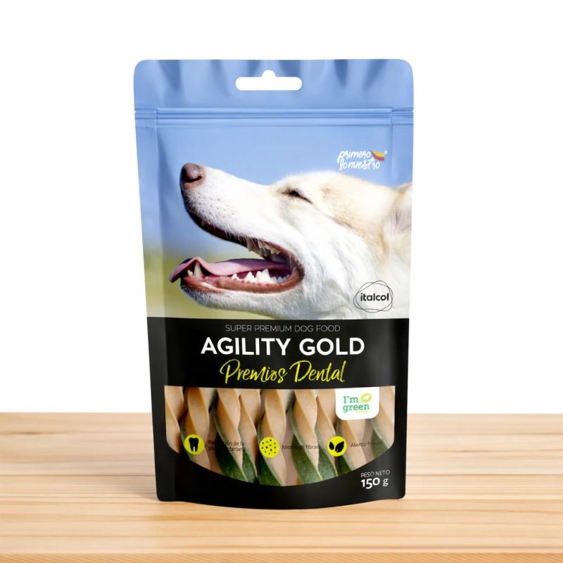 AGILITY GOLD PREMIOS DENTAL X 150 GR