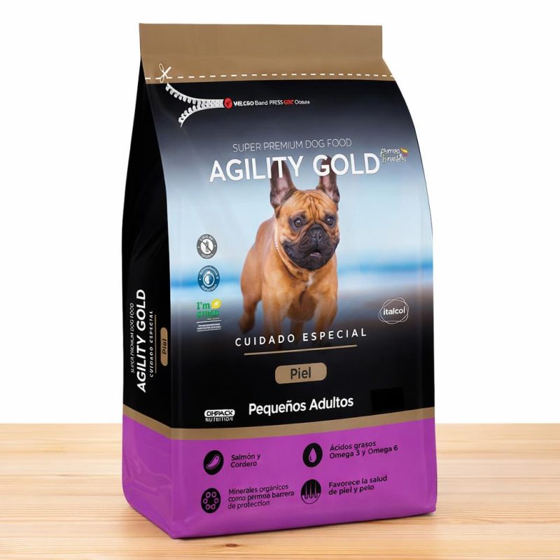 AGILITY GOLD PIEL PEQUEÑOS ADULTO _ Tamaño x 1.5 Kg
