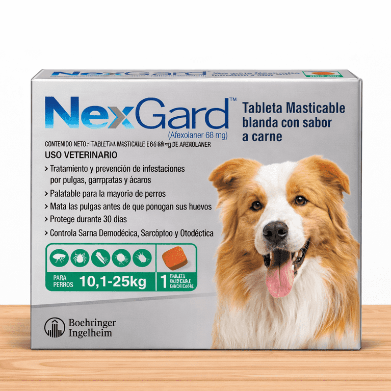 NEXGARD 10 - 25 KG / VERDE