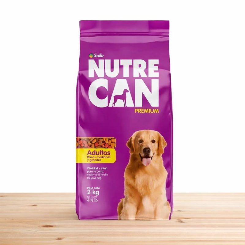 NUTRECAN ADULTO RAZA MEDIANA/GRANDE _ TAMAÑO X 2 KG