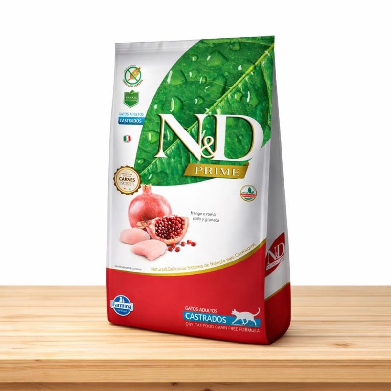 N&D PRIME POLLO FELINE ADULTO CASTRADOS _ TAMAÑO X 7.5 KG