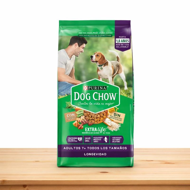 DOG CHOW LONGEVOS _ TAMAÑO X 8 KG