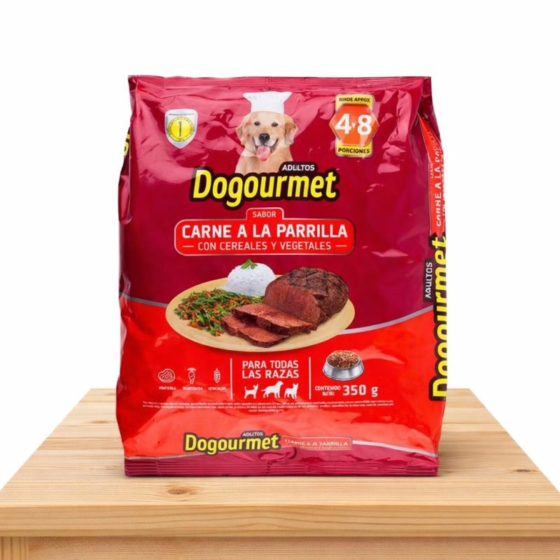 DOGOURMET ADULTO CARNE A LA PARRILLA _ TAMAÑO X 350 GR
