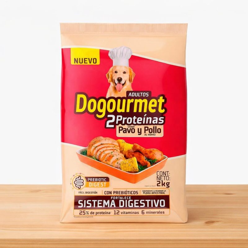 DOGOURMET ADULTO PAVO Y POLLO _ TAMAÑO X 2 KG