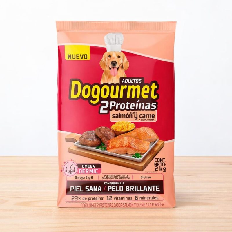 DOGOURMET ADULTO SALMON Y CARNE _ TAMAÑO X 2 KG