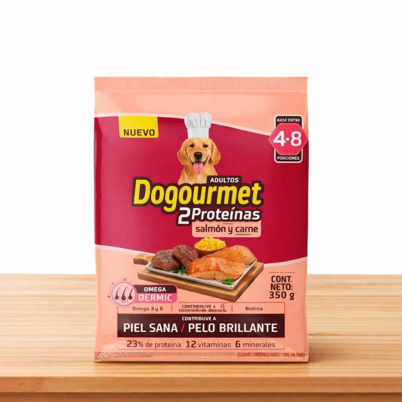 DOGOURMET ADULTO SALMON Y CARNE _ TAMAÑO X 350 GR