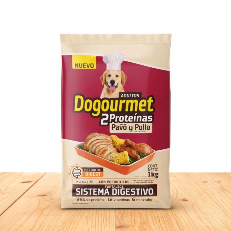 DOGOURMET ADULTO PAVO Y POLLO _ TAMAÑO X 1 KG