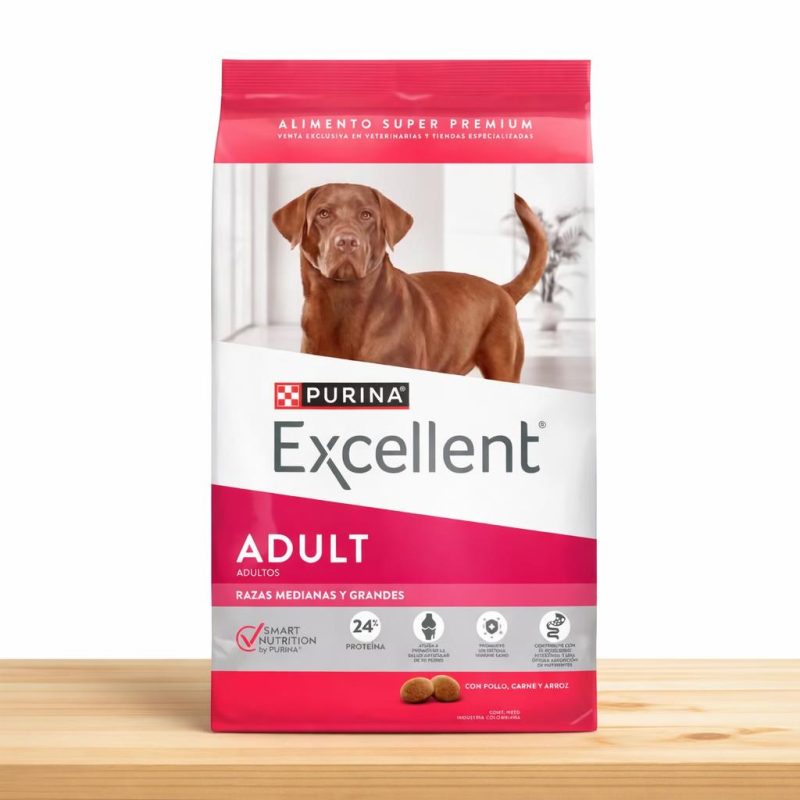 EXCELLENT DOG ADULTO RAZA M/G _ TAMAÑO X 3 KG