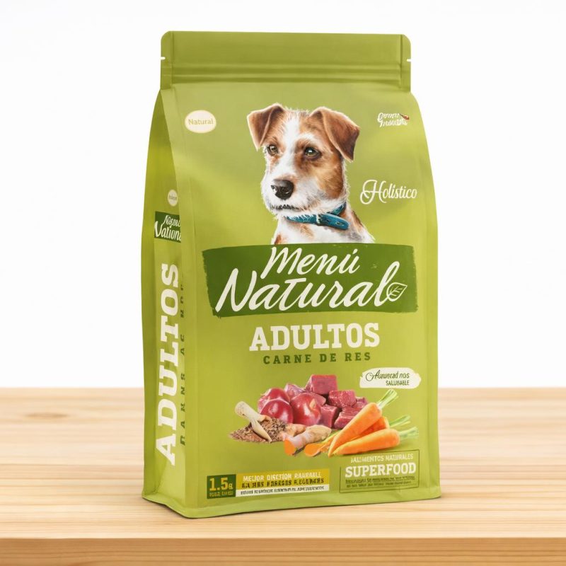 MENU NATURAL PERRO ADULTO RES X 3 KG