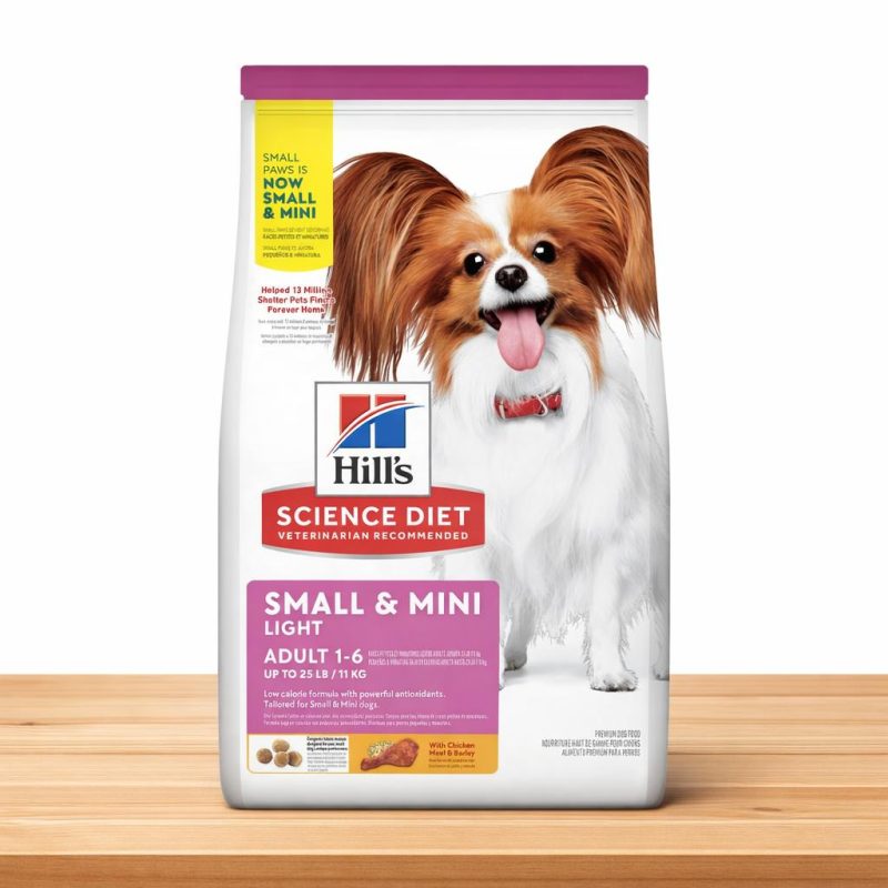 HILLS CANINE ADULTO SMALL & MINI LIGHT X 4.5 LB