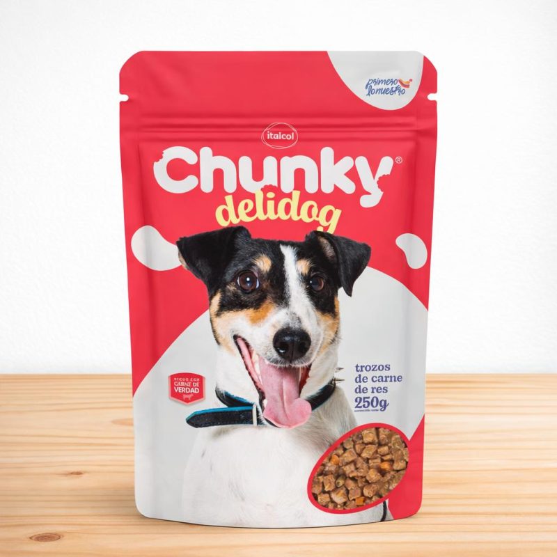 POUCHE DELIDOG CHUNKY X 250 GR _ SABOR RES