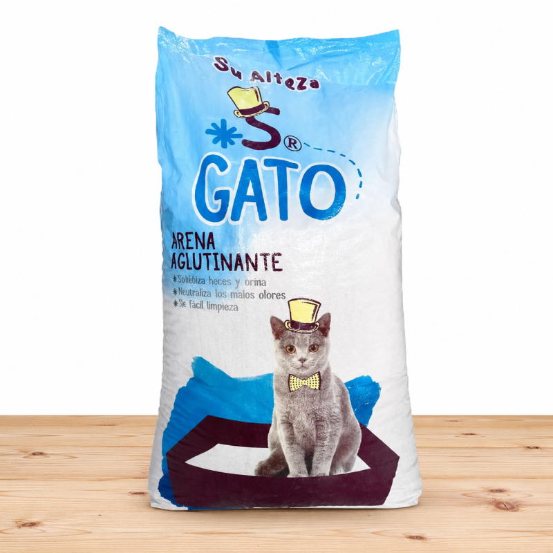 ARENA BENTONITA SR. GATO _ TAMAÑO X 30 KG