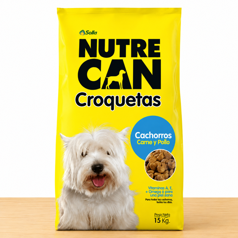 NUTRECAN CACHORRO CROQUETAS _ TAMAÑO X 15 KG