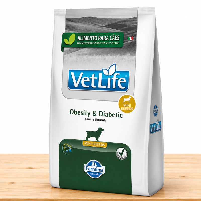 VET LIFE CANINE OBESITY AND DIABETIC MINI X 2 KG