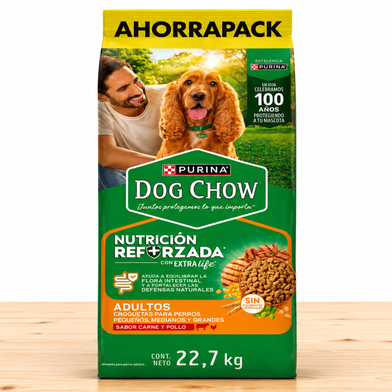 DOG CHOW ADULTO TODO TAMAÑO _ TAMAÑO X 22.7 KG