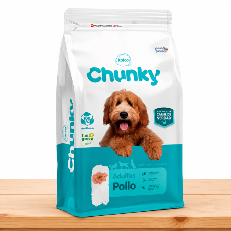 CHUNKY ADULTO POLLO _ Tamaño x 25 Kg