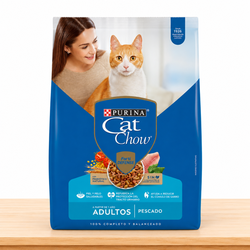 CAT CHOW PESCADO _ TAMAÑO X 8 KG