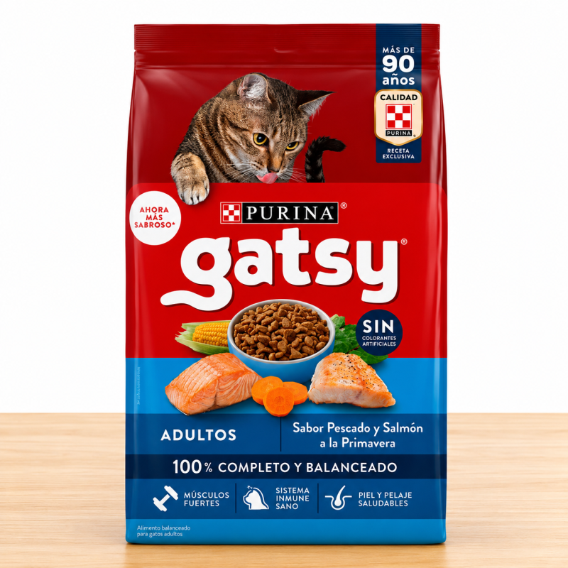 GATSY PESCADO Y SALMON _ TAMAÑO X 500 GR