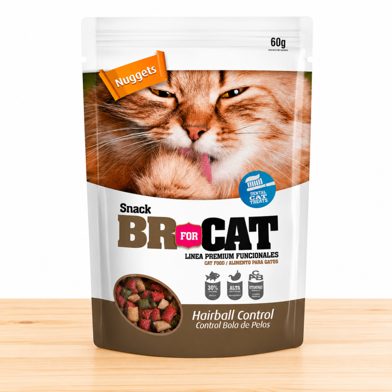 BR FOR CAT BOLA DE PELO _ TAMAÑO X 60 GR