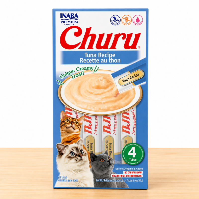 CHURU GATO X 4 UND _ SABOR TUNA