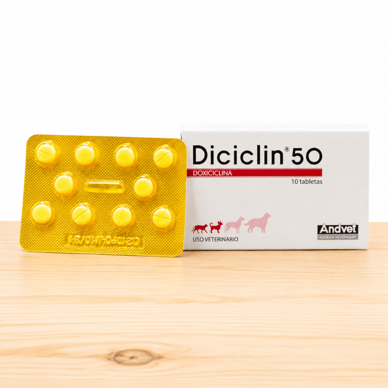 DICICLIN 50 MG _ TAMAÑO X UND