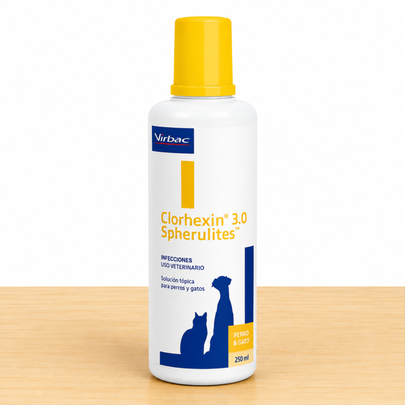 SHAMPOO CLORHEXIN SPHERULITES 3.0 X 250 ML