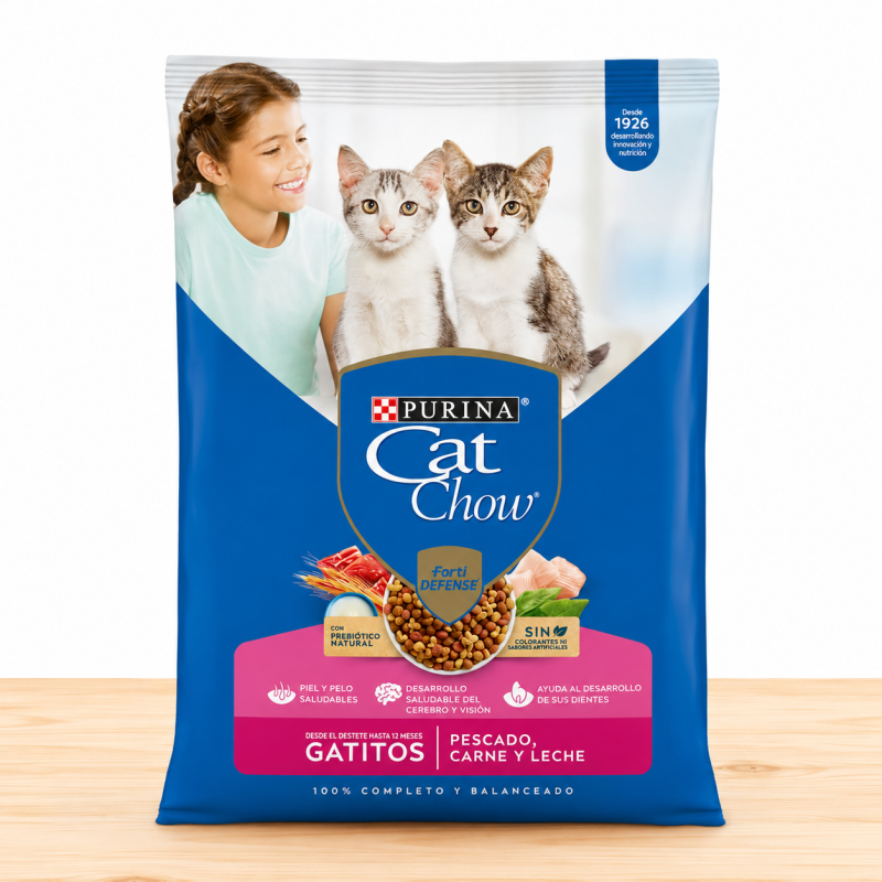 CAT CHOW GATITOS _ TAMAÑO X 8 KG