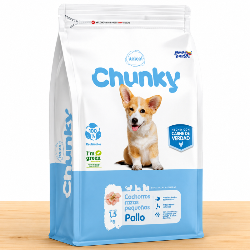 CHUNKY CACHORRO RAZAS PEQUEÑAS _ TAMAÑO X 8 KG