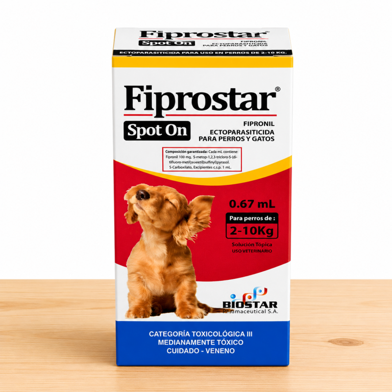 FIPROSTAR PERROS 2-10 KG X 0.67 ML