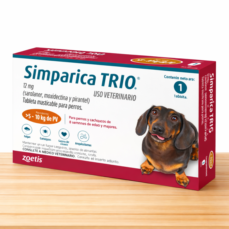 SIMPARICA TRIO 5-10 KG / MARRON