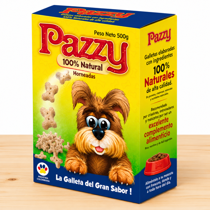 GALLETA PAZZY MAXI X 500 GR