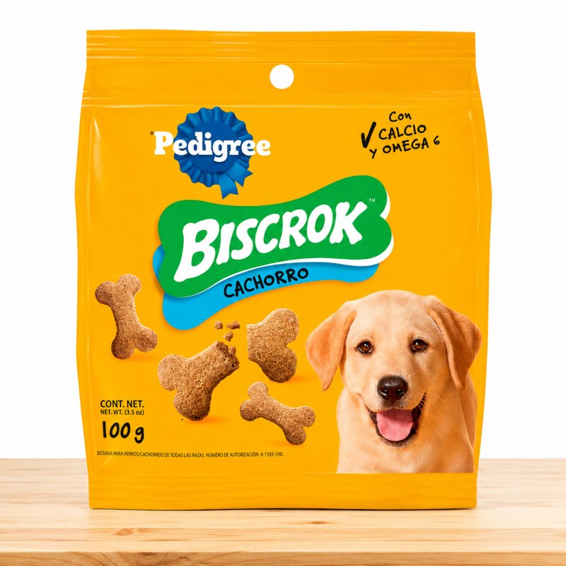 GALLETAS PEDIGREE BISCROK CACHORROS X 100 GR