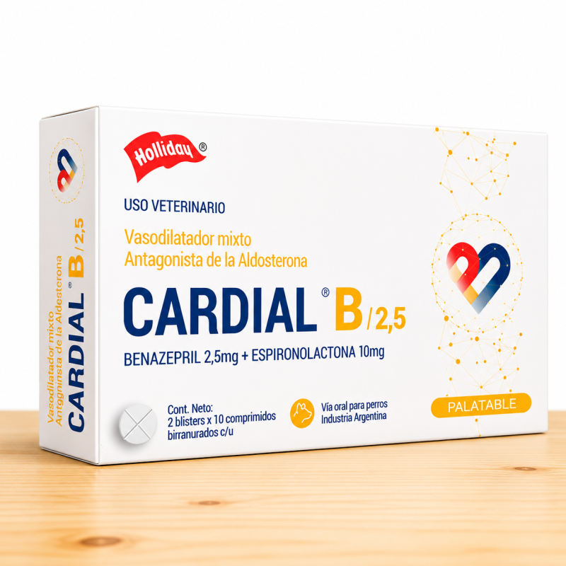 CARDIAL B 2.5MG _ TAMAÑO X CAJA 20 UND