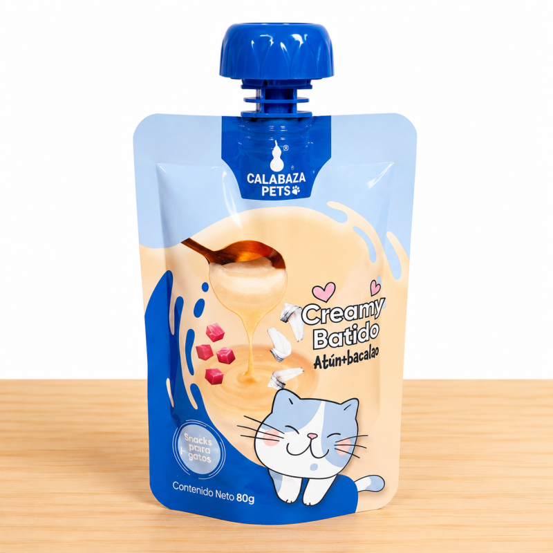 CREAMY BATIDO CALABAZA X 80 GR _ SABOR ATUN/BACALAO