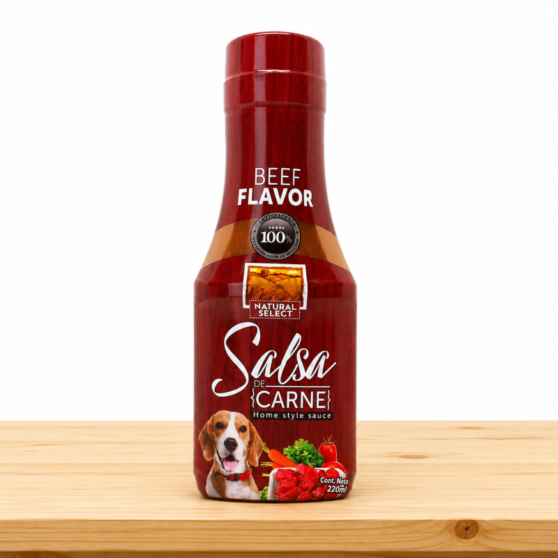 NATURAL SELECT SALSA PERROS X 375 ML _ SABOR CARNE