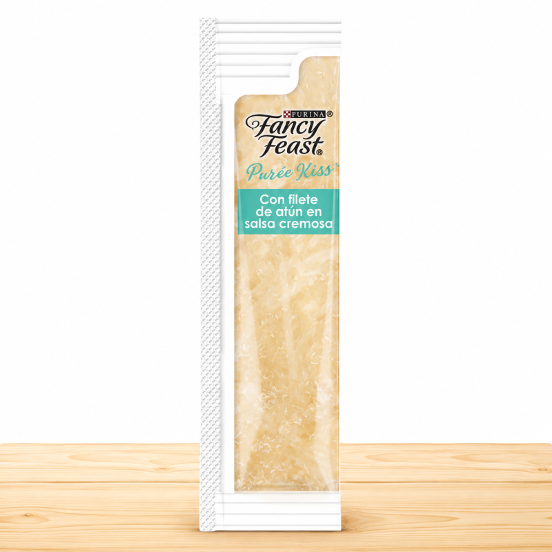FANCY FEAST PUREE KISS X UND 10 GR _ SABOR ATUN