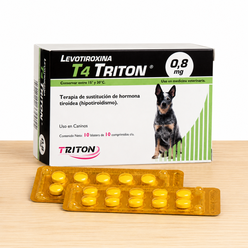 LEVOTIROXINA T4 TRITON 0.8 MG _ TAMAÑO X UND