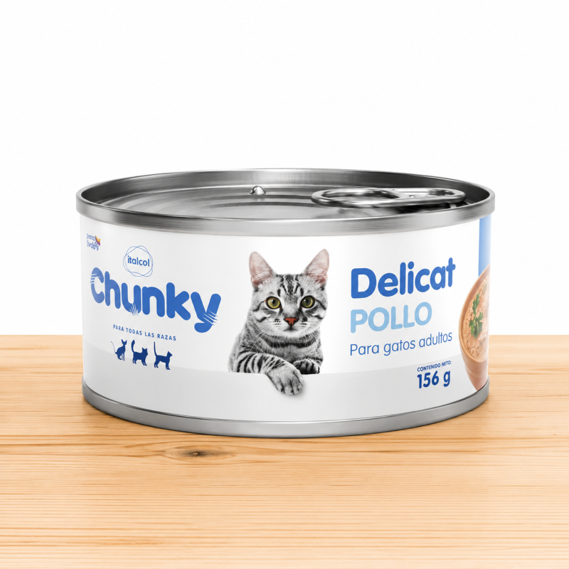 CHUNKY LATA DELICAT X 156 GR _ SABOR POLLO