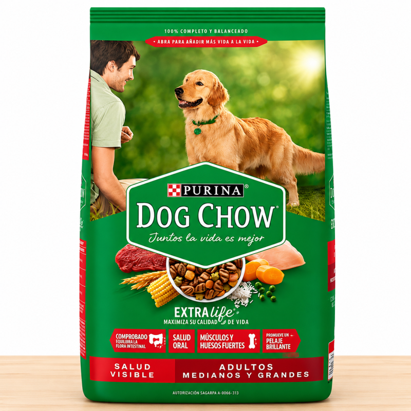DOG CHOW ADULTO RAZA GRANDE _ TAMAÑO X 475 GR