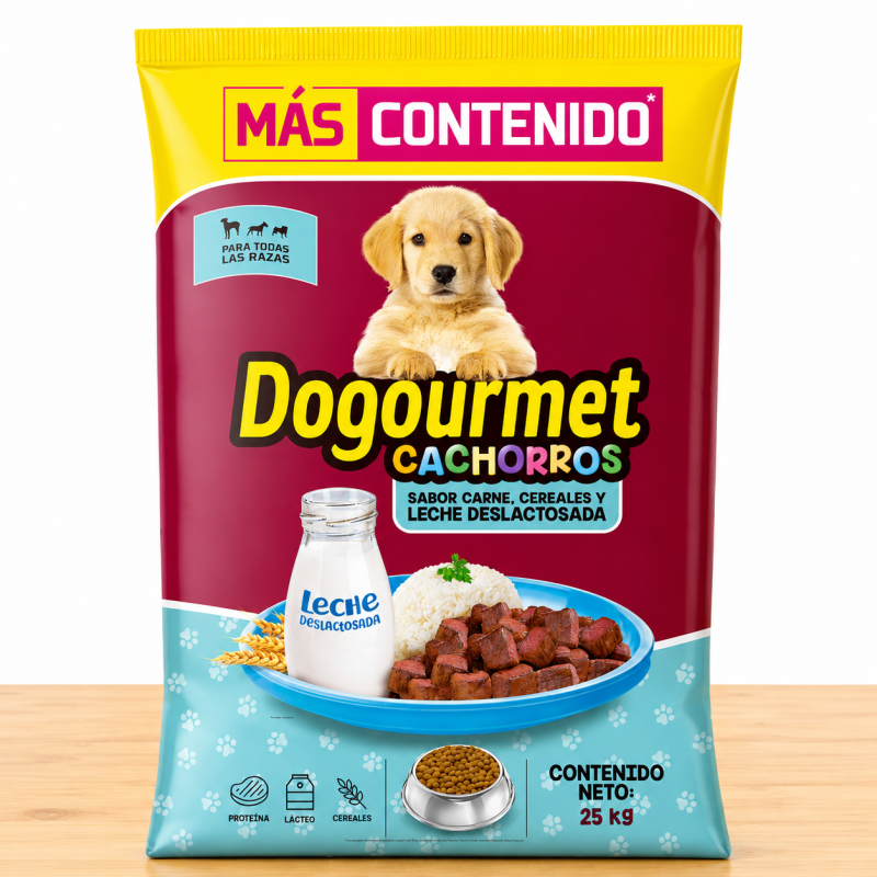 DOGOURMET CACHORRO LECHE _ TAMAÑO X 25 KG