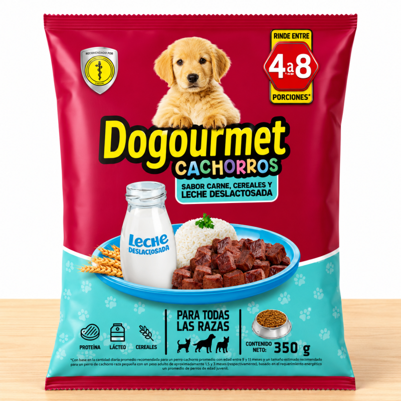 DOGOURMET CACHORRO LECHE _ TAMAÑO X 350 GR