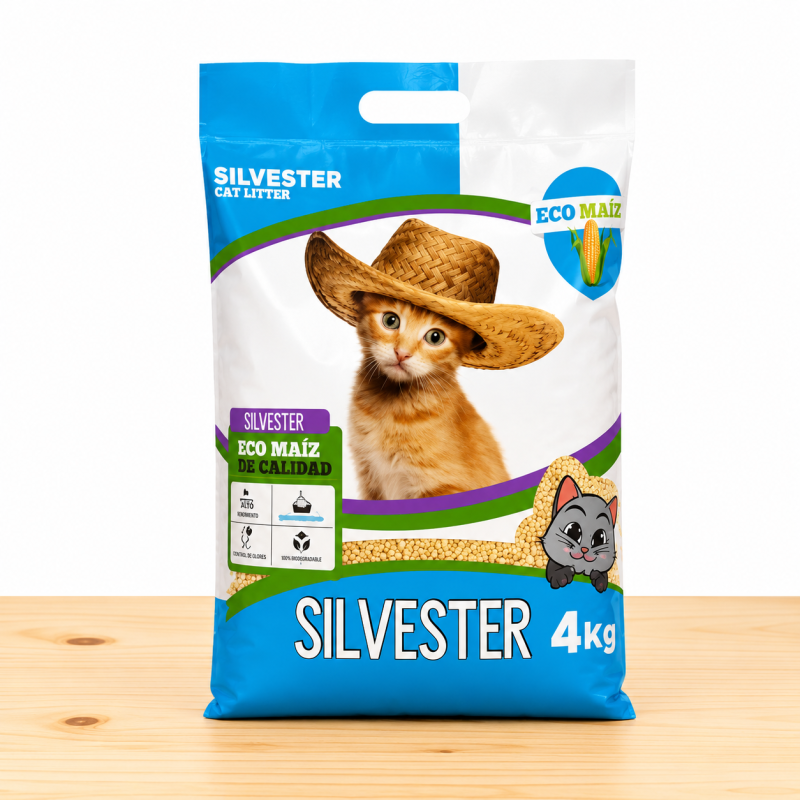 ARENA ECOMAIZ SILVESTER X 4 KG _ AROMA LAVANDA