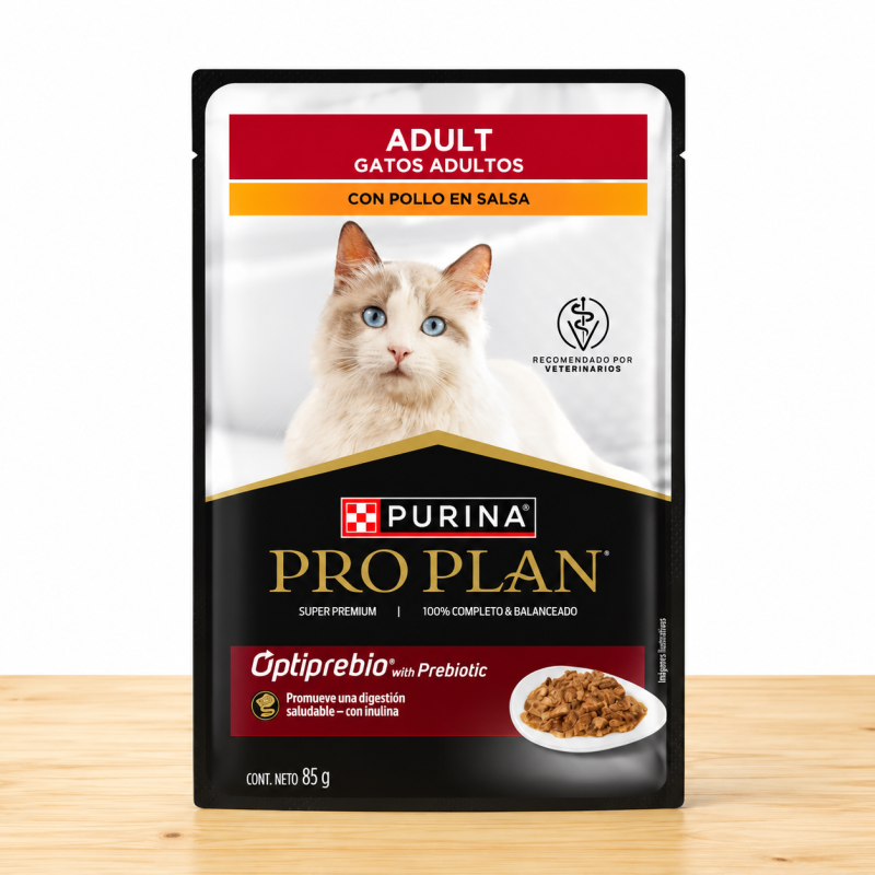 POUCHE PROPLAN GATO X 85 GR _ SABOR POLLO (ADULTO)