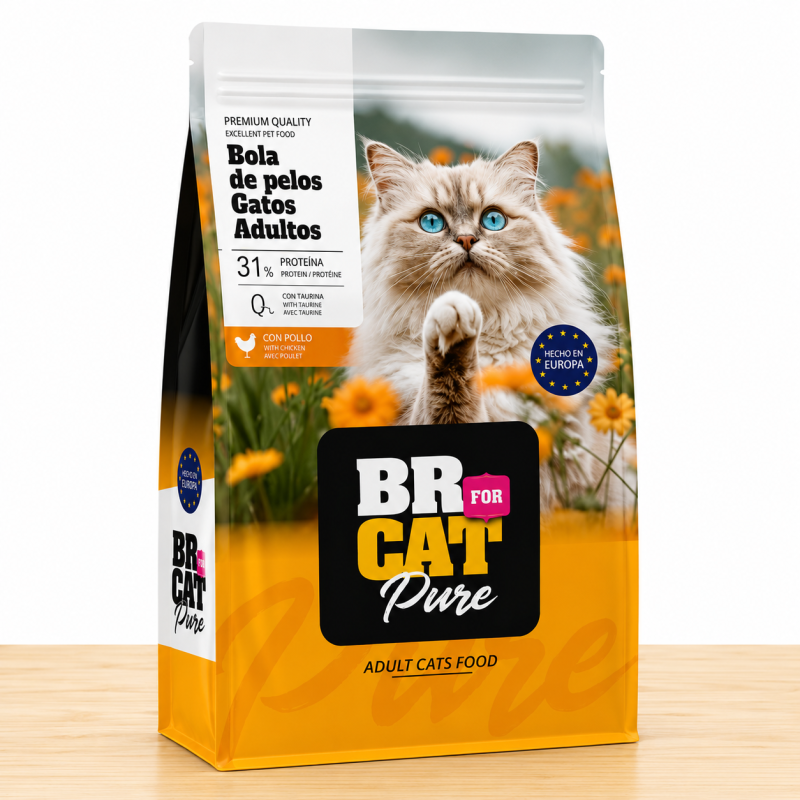 BR FOR CAT BOLA DE PELOS _ TAMAÑO X 3 KG