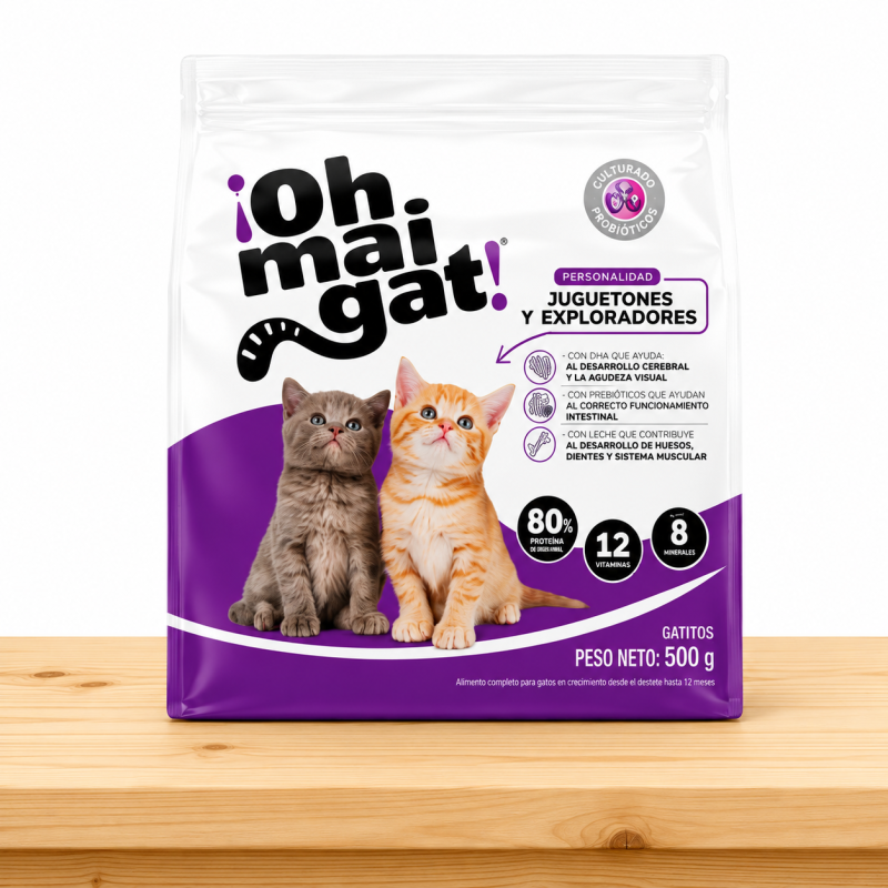 OHMAIGAT GATITOS JUGUETONES _ TAMAÑO X 500 GR