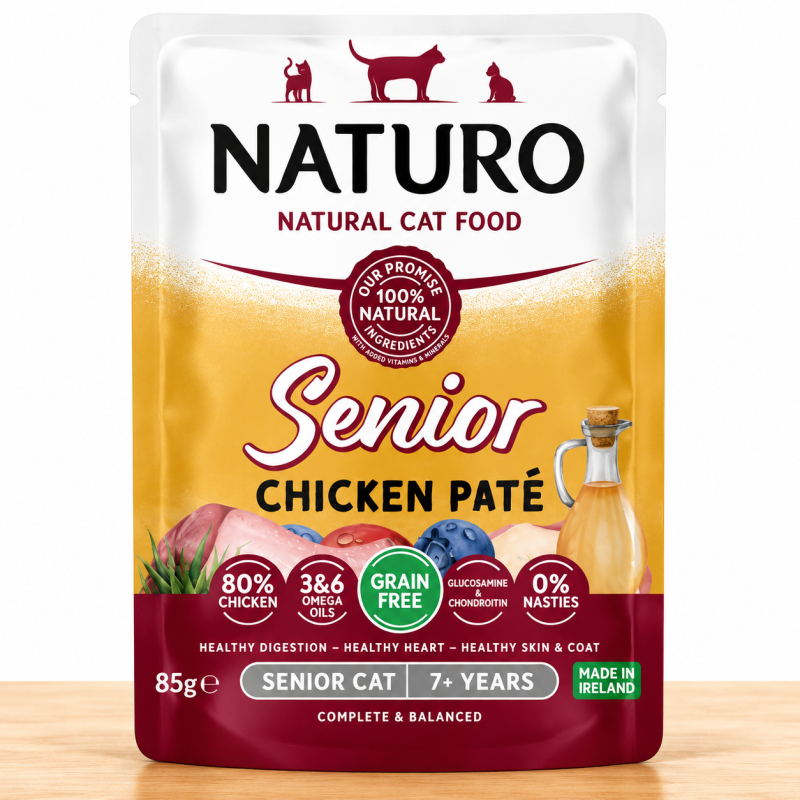 POUCHE GATO NATURO X 85 GR SENIOR _ SABOR PATE POLLO