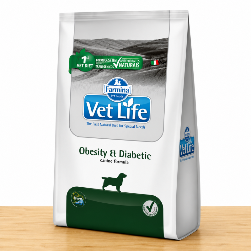 VET LIFE CANINE OBESITY AND DIABETIC _ TAMAÑO X 10 KG